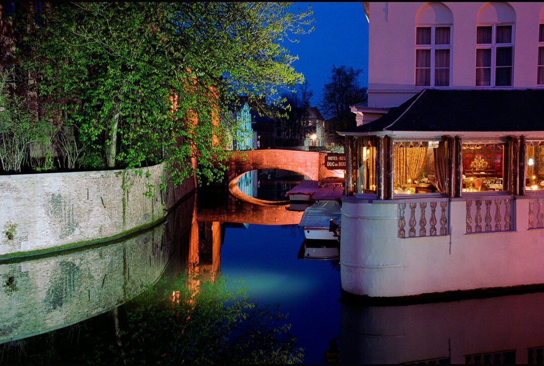 Bruges Night Reflection